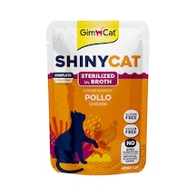 Gimcat Shinycat Tavuklu Taurinli Kısırlaştırılmış Yetişkin Kedi Maması 70 G