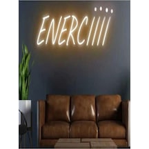 Enerciii - Led Dekoratif Duvar Aydınlatması Neon Duvar Yazısı Sihirli Led Mesajlar