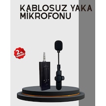 20 Metre Menzilli Kablosuz Yaka Mikrofonu Gürültü Engelleyici