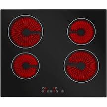 Kumtel V6-04T Vitroseramik Elektikli Cam Ankastre Ocak