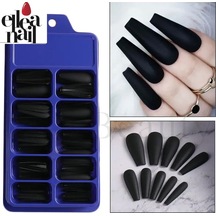 Ellea Nail Balerın Takma Tırnak 100'lü Mat Siyah