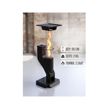 Portatif Mini Pelet Sobası 90 Cm - Balkon, Kamelya Ve Yarı Açık Alan Ekonomik Isıtıcı - 936194677