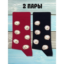 Kingkit 2 Çift. Manolekli Mantı Baskılı Ve Desenli Eğlenceli Çorap 422033973 Siyah Kingkit 2 Çift. Manolekli Mantı Baskılı Ve Desenli Eğlenceli Çorap 422033973 Siyah