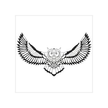 Baykuş Folyo Sticker 130cm Uzunluk Karışık Renkli