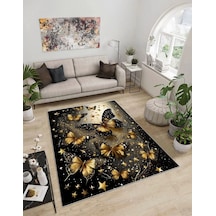 Dijidekor Işıltı Koleksiyonu Model281 Süngerli Dijital Baskılı Saçaksız Mutfak Halısı Yolluk