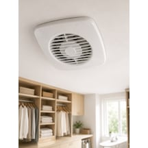 Banyo Wc Mutfak Aspiratörü 16 W 120 Mm Havalandırma Ve Hava Tahliye Fanı - Lisinya Beyaz