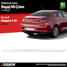 S-Dizayn Renault Megane 4 Sd Krom Bagaj Alt Çıtası 2016 Üzeri N11.4106