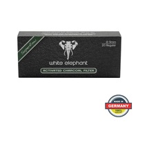 White Elephant 9mm Kömürlü Pipo Filtresi 20 Adet 352465