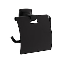 VitrA Base 400 Mat Siyah Kapaklı Tuvalet Kağıtlığı A4412336