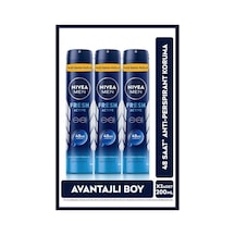 Men Erkek Sprey Deodorant Fresh Active 200ml,ter Kokusuna Karşı 48 Saat Koruma,avantajlı Boy,x3 Adet
