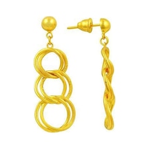 Küpe Saman Yolu Model 5,15 Gram 22 Ayar Altın