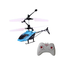 Şarj Edilebilir Mini Rc 2 Kanal Drone Uzaktan Güvenli Düşmeye Dayanıklı Rc Blue-with Rc