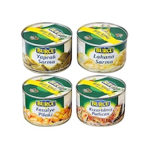 Burcu Konserve 400 Gr Teneke 4 Lü Hazır Yemek Karma Paket