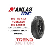 100 - 80 X 17 Tubeless Motosiklet Dış Lastik Tournee - Anlas