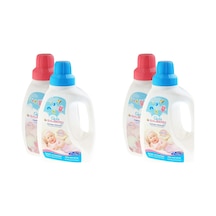 Saubern Hipoalerjenik Sıvı Bebek Çamaşır Deterjanı 2 x 750 ML + Hipoalerjenij Çamaşır Yumuşatıcı 2 x 750 ML