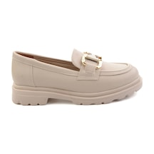 Bambi Bej Kadın Loafer Ayakkabı K01179002009