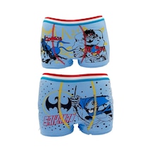 Shopiolog Erkek Çocuk Pamuklu Desenli Boxer 2 Adet