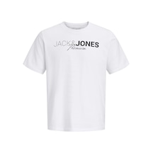 Jack & Jones Erkek T Shirt 12298342 Beyaz