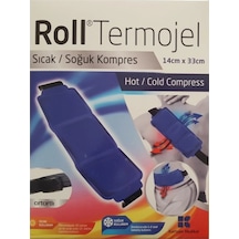 Roll Termojel 14x33 Cm Bel, Sırt Ve Karın Bölgesi İçin Konforlu Destek Sağlar Mavi