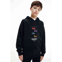 Tshirthane Teenage Mutant Ninja Turtles 2017 Baskılı Unisex Çocuk Sweatshirt (528707087) Siyah