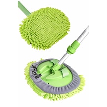 Hannah Araba Yıkama Fırçası Yedek Paspaslı Mop/paspas, Uzun Saplı Detaylı Yıkama Fırçası,mikrofiber
