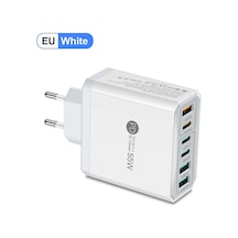 Guseyee55w Pd Usb 6 Portlu Hızlı Şarj Cihazı - İphone Uyumlu Samsung Huawei Xiaomi İçin Seyahat Şarj Chdistribütör Garantili