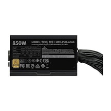 Cooler Master Mwe V3 Siyah 850w 80+ Gold, Pcıe Gen 5.0, Atx 3.1, 120mm Fanlı Psu