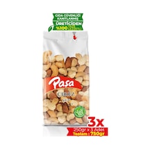 Paşa Kuruyemiş Kavrulmuş Karışık Kuruyemiş 3 x 250 G