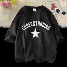 Coderstandıng T-shırt Oversize Siyah