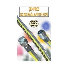 Doğalgaz, Ocak Bağlantı Fleksi 1250 Mm 1,25 Metre Uzunluğunda 1/2 Lik Şenpress