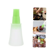 60 Ml Silikon Yağ Fırça Şişesi Yumurta Sos Sürme Yağlama Fırçası Ucu Silikon Fırçalı Yağdanlık Silik