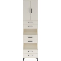 Arges Dolap 5 Raflı 6 Çekmeceli 2 Kapaklı 60x30x243 Aytaşı-ay... Aytaşı