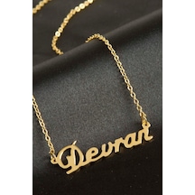 Devran İsimli Kolye -sarı N145 altın