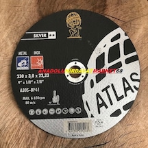 Atlas 230 MM Metal Kesici Taş Metal Demir Kesme Taşı 2adet