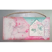 Tablo Mini Ahşap 14,5cm X 29,5cm - Tablo 002