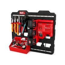 Milwaukee Packout Uyumlu Şarj Cihazı Ve Batarya Duvar Askı Aparatı Akü Şarj İstasyonu Organizeri