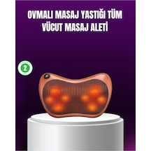 Ergonomik Derin Yoğurmalı Boyun Bel Sırt Masaj Cihazı Priz Çakmak Girişli Diğer