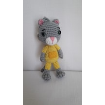 Amigurumi Cepli Kedi Anahtarlık