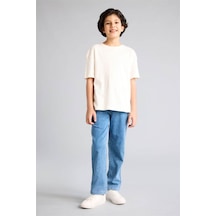 Defacto Regular Fıt Düz Paça Jean Pantolon Erkek Çocuk G7594a826spnm39 Mavi-nm39