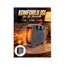Fanlı Oda Isıtıcısı Termostat Kontrollü Soğuk Hava Üfleme Modu Yeni Nesil - Hs08375970-9835 Renkli