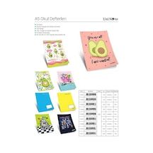 Çınar Karton Kapak A5 40 Yaprak Çizgili Defter 12'li Paket