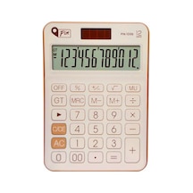 Pin 100g 12 Hane Altın Rengi Masaüstü Hesap Makinesi