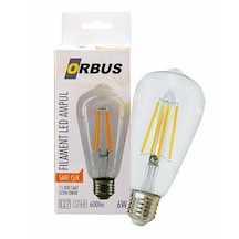 Orbus Orb-stc6w Fılament Bulb St64 E27 6 Watt 600 Lümen Sarı Led Ampül-68971