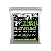 Normal Slinky 5-string Flatwound Elektro Gitar Telleri, Ölçü 45-130