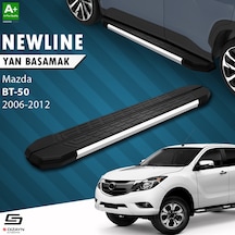 S-dizayn Mazda Bt-50 Pick-up Newline Krom Yan Basamak 193 Cm 2006-2012 A+ Kalite