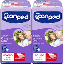 Canped Hasta Yatak Koruyucu Örtü Extra 80 180cm Xl 20 Adet