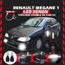 Renault Megane 1 1995-2003 Sis Farı Uyumlu Şimşek Etkili Led Xenon Light Series H1