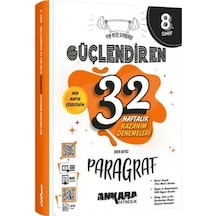8. Sınıf Paragraf Güçlendiren 32 Haftalık Kazanım Denemeleri Ankara Yayıncılık