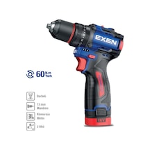 Exen EN 160 DS Kömürsüz Darbeli Şarjlı Matkap Exen EN 160 DS Kömürsüz Darbeli Şarjlı Matkap