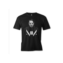 Marilyn Manson I Baskılı Siyah Erkek Tshirt 001